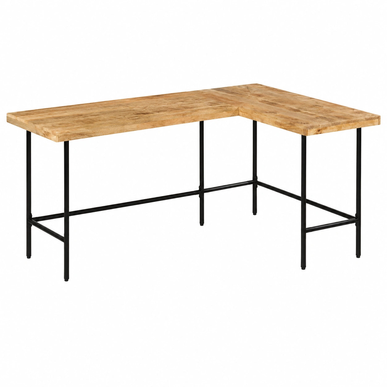 Bureau, en bois massif, 165 x 110 x 77 cm, pour l’espace de travail