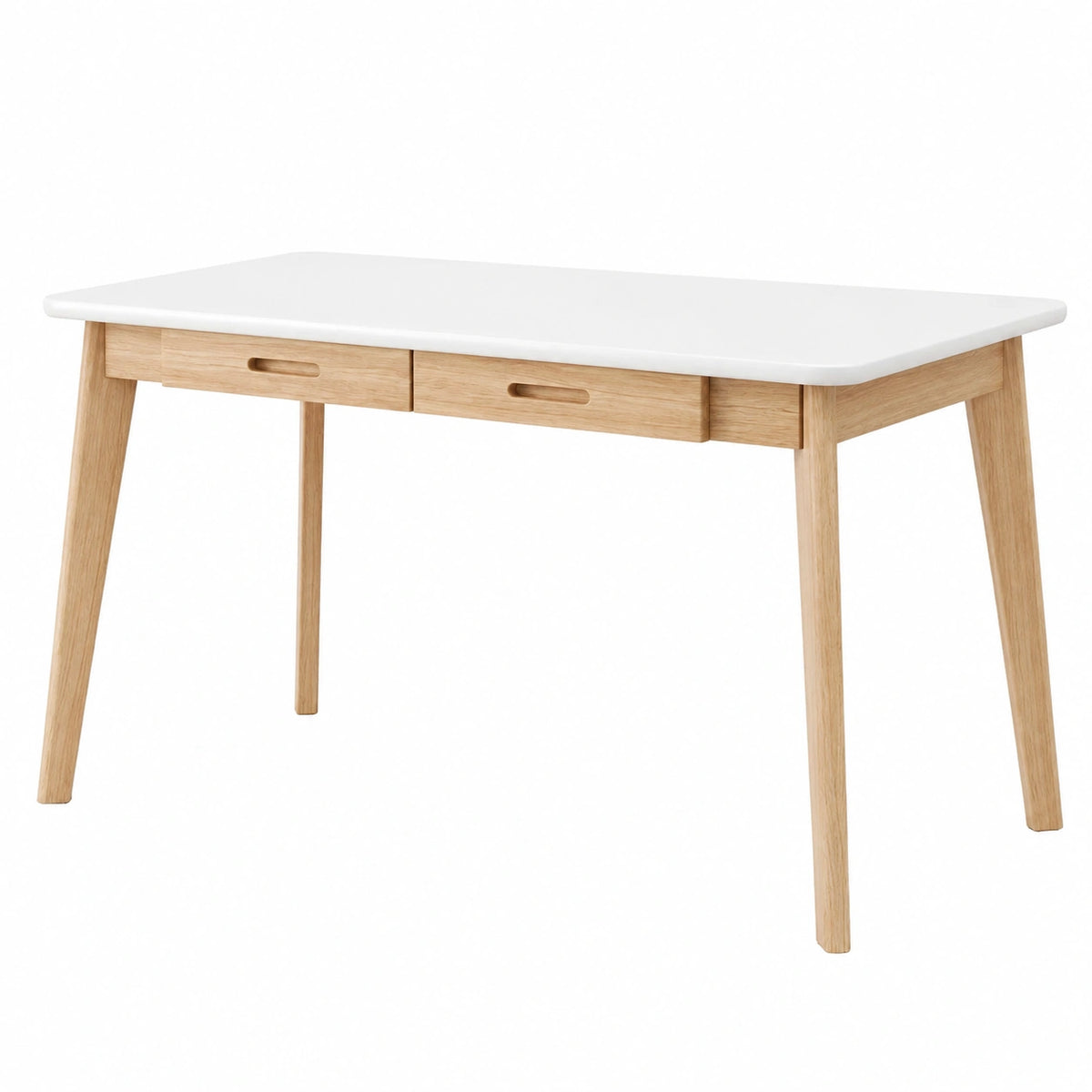 Bureau, avec tiroirs, coloris blanc, pour l’espace de travail