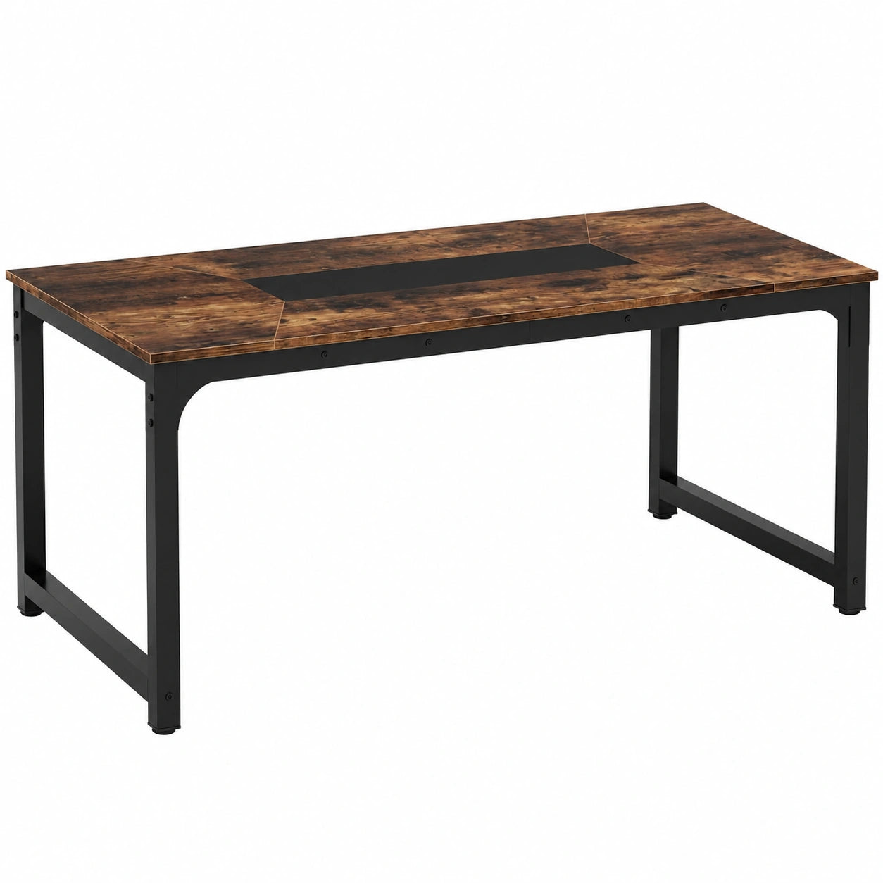Bureau, coloris marron, 180 x 90 x 77 cm, pour l’espace de travail