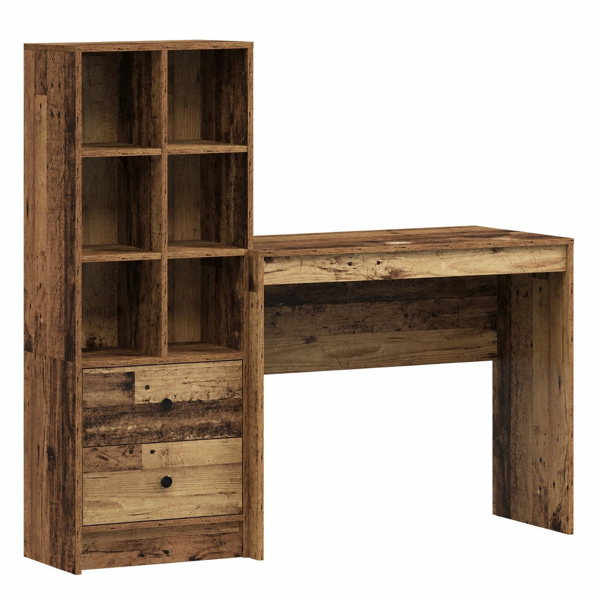 Bureau, avec rangement, avec tiroirs, avec étagères, pour l’espace de travail
