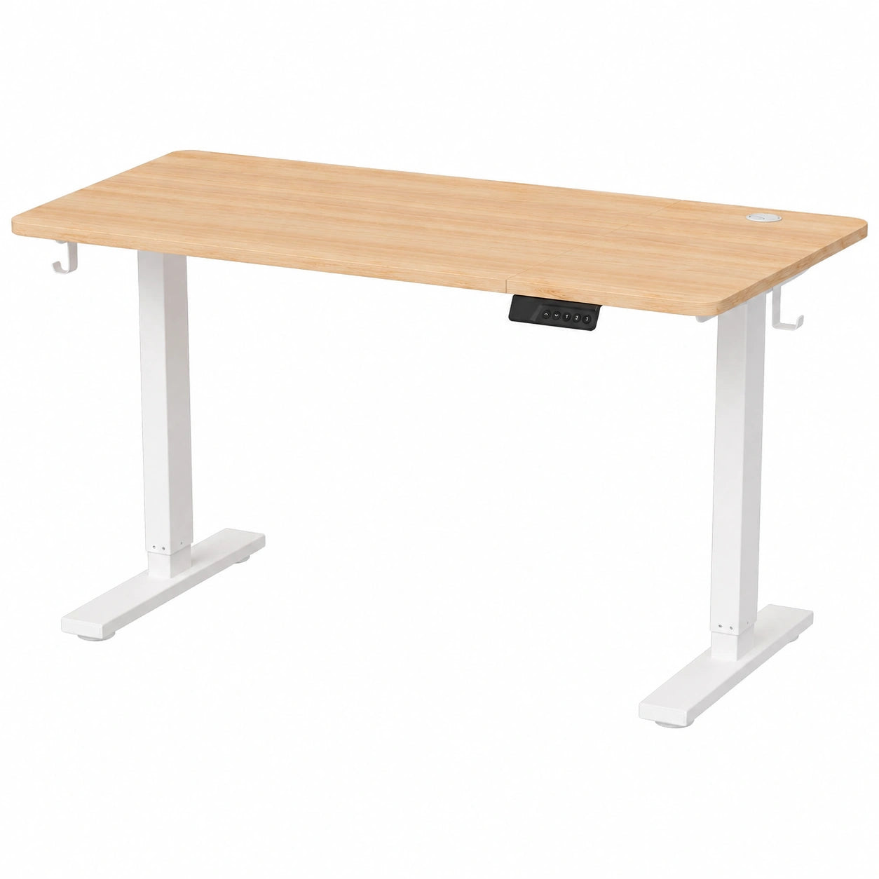 Bureau, réglable, coloris naturel, 60 x 110 cm, pour l’espace de travail