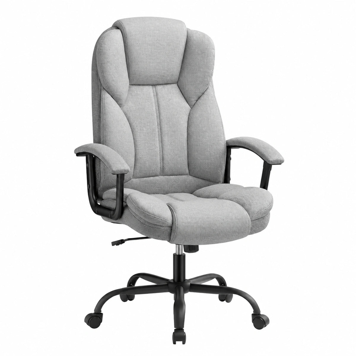 Bureau, réglable, coloris noir et gris, pour l’espace de travail